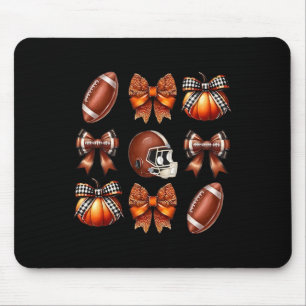 Coquette Bow American Football Game Day Thanksgivi Muismat