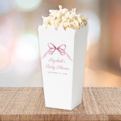 Coquette Bow Baby Girl Shower Bedankdoosjes