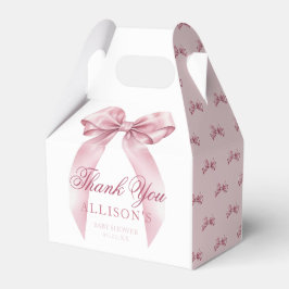 Coquette Bow Baby shower Favoriete Dozen – Elegant Bedankdoosjes