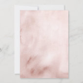 Coquette Bow Blush en Bourgogne Vrijgezellenfeest Kaart (Achterkant)