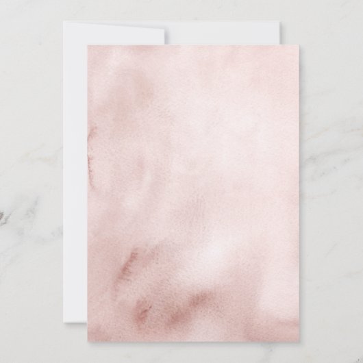 Coquette Bow Blush en Bourgogne Vrijgezellenfeest Kaart (Achterkant)