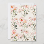 Coquette Bow Brunch with The Bride Bridal Shower Kaart (Achterkant)