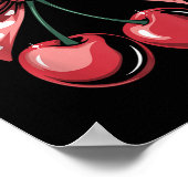 Coquette Bow Cherry Valentijnsdag Hart Vrouwen Gir Poster