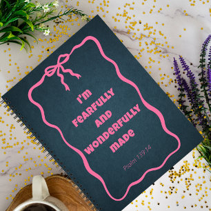 Coquette Bow Christelijke Religieuze Spiraal Notit Notitieboek