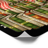 Coquette Bow Christmas Books Xmas Tree Librarian  Poster (Hoek)