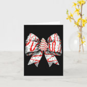 Coquette Bow Christmas Tree Cake Christmas Vibes G Kaart (Gele Bloem)