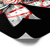 Coquette Bow Christmas Tree Cake Christmas Vibes G Poster (Hoek)