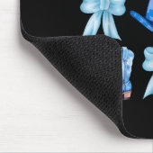 Coquette Bow Cowgirl Boots Blue Bows Hat Western R Muismat (Hoek)