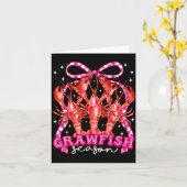 Coquette Bow Crawfish Boil Season For Men Women Ki Kaart (Gele Bloem)