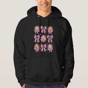 Coquette Bow Dim Sum Chinees eten Roze Lint Meisje Hoodie
