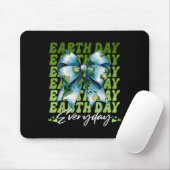 Coquette Bow Earth Day Alledaagse 2025 Matching Muismat (Met muis)
