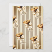 Coquette Bow Espresso Martini Bridal Shower Kaart (Achterkant)