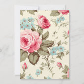 Coquette Bow Fancy Een Meisje 1e Verjaardag Kaart (Achterkant)