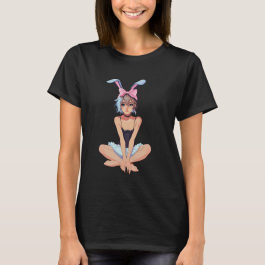 Coquette Bow Femboy MTF Crossdressing T-shirt (Voorkant)