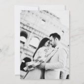 Coquette Bow Fotobruiloft Bewaar de datum Save The Date (Achterkant)