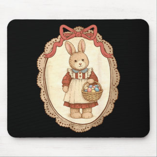 Coquette Bow Funny Bunny Eggs Rabbit Happy Easter  Muismat