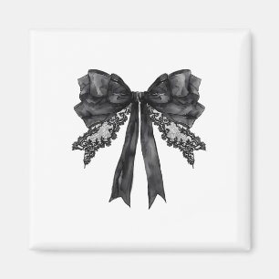 Coquette Bow Funny Ghost Witch Spooky Seizoen Gelu Magneet