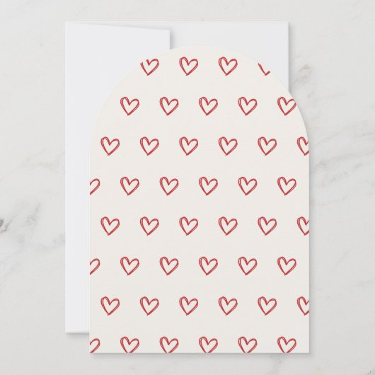Coquette Bow Galentine's Day Invitation Kaart (Achterkant)