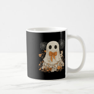Coquette Bow Ghost Halloween Flower Ghost Spooky L Koffiemok