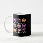Coquette Bow Ghost Schattigee Halloween Docenten V Koffiemok (Links)