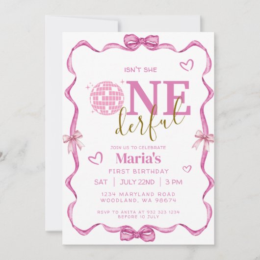 Coquette Bow is niet een prachtige verjaardag Kaart (Voorkant)