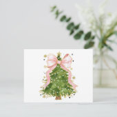 Coquette Bow Kerstboom Vakantie Girly Outfit W (Staand voorkant)