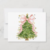 Coquette Bow Kerstboom Vakantie Girly Outfit W (Achterkant)