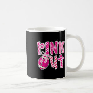 Coquette Bow Lace Football Roze Uit Borstkanker Koffiemok