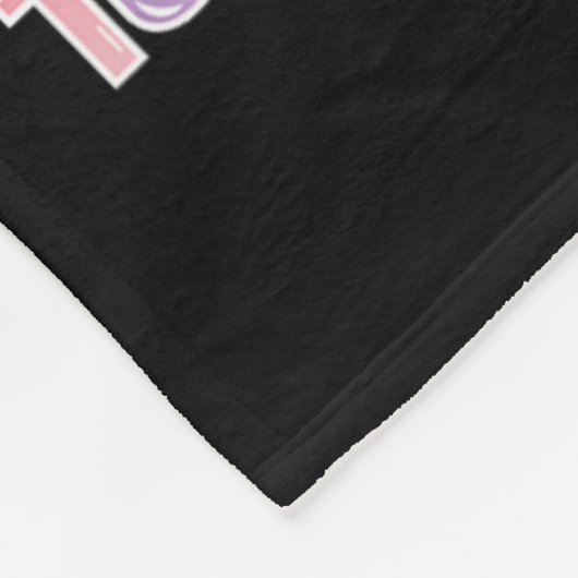 Coquette Bow Leerkracht 100 dagen School 8 Fleece Deken (Hoek)