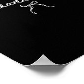 Coquette Bow Make Heaven Crowded Funny Religious C Poster (Hoek)