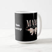 Coquette Bow Mama Est 2025 Happy Moederdag Koffiemok (Voorkant rechts)