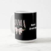 Coquette Bow Mama Est 2025 Happy Moederdag Koffiemok (Voorkant links)