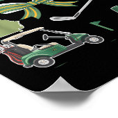 Coquette Bow Masters golftoernooi Graphic voor W Poster (Hoek)