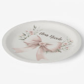 Coquette Bow Papieren Bordje (Gekanteld)