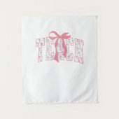 Coquette Bow Pencil Design Docenten Wandkleed (Voorkant)