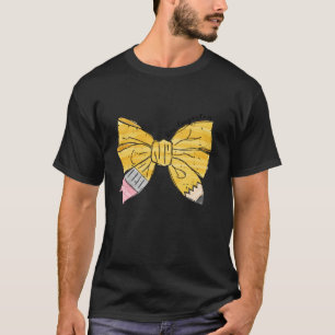 Coquette Bow Pencil Kindergarten Kinder Meisjes Te T-shirt