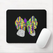 Coquette Bow Pencil Mardi Gras Fleur-de-lis Teache Muismat (Met muis)