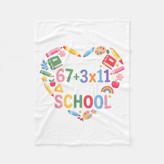 Coquette Bow Pencil Mask Beads Mardi Gras Teacher Fleece Deken (Voorkant)