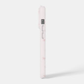 Coquette Bow Personalized Phone Pink iPhone Hoesje (Linkerkant)