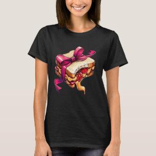 Coquette Bow Pindakaas en Jelly PB & J Sandwi T-shirt