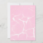 Coquette Bow Pink Graduation Kaart (Achterkant)