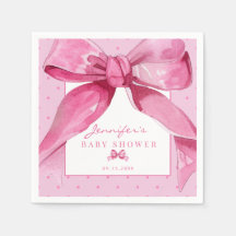 Coquette Bow | Roze Baby Meisje Douche