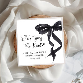 Coquette Bow Shes het binden van de knoop Vrijgeze Servet