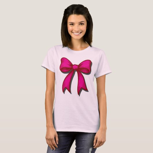Coquette Bow  Sjabloon T-shirt (Voorkant volledig)