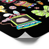 Coquette Bow Sonograaf Easter Ultrasound Tech RD Poster (Hoek)