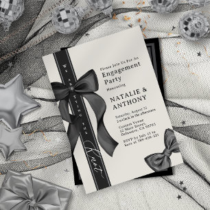 Coquette Bow Stropdas We binden het knoop Verlovin Kaart