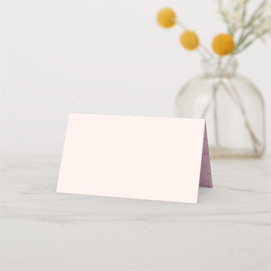 Coquette Bow Theme Party Eten Label Plaatskaartje (Achterkant)