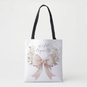 Coquette Bow Tote Bag (Voorkant)