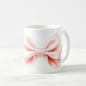Coquette Bow Valentine Personalized Koffiemok (Voorkant rechts)