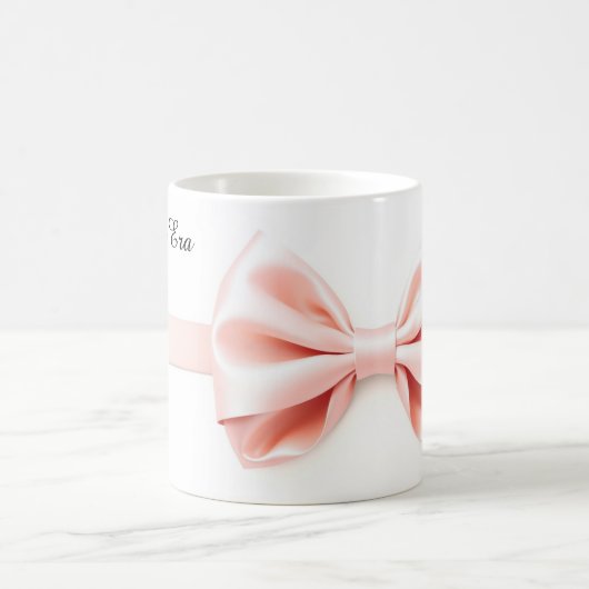Coquette Bow Valentine Personalized Koffiemok (Center)